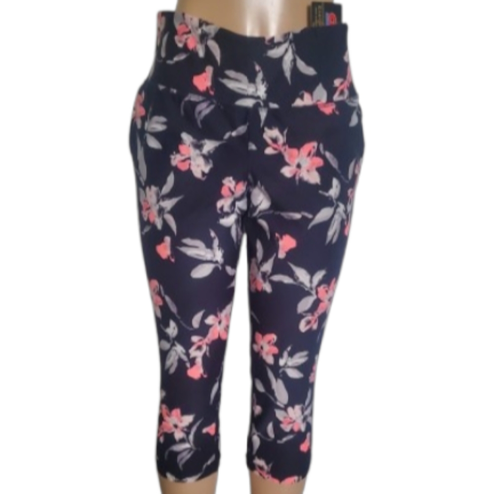 Lane Bryant  Livi Active  High Rise floral  Capri 14/16 Legging